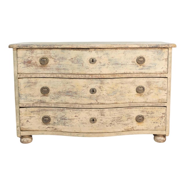 18th Century French Painted Commode Circa 1760 For Sale