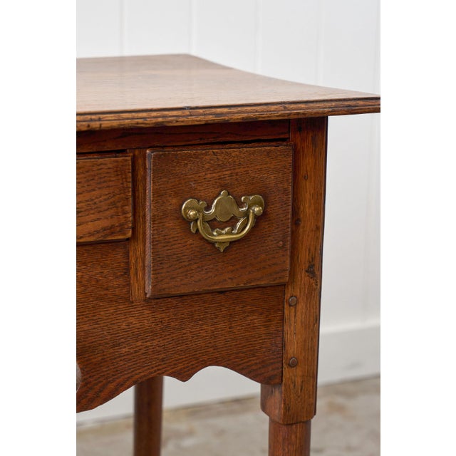 18th Century Georgian Period Oak Lowboy For Sale In Charleston - Image 6 of 15