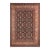 Boho Chic 1990's Floral Pak-Persian Black/Tan Wool Rug - 8'10'' X 12'4'' For Sale