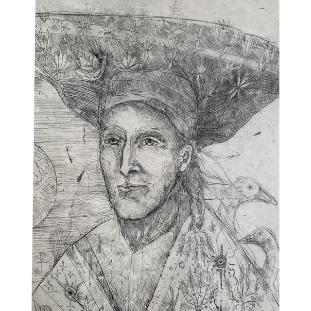 Early 21st Century Ewa Kutylak, August, Mezzotint and Drypoint on Paper, 2012 For Sale - Image 5 of 6