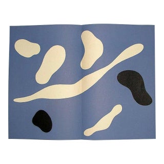 Jean Arp Original Lithograph DM0220d Derriere Le Miroir 1949 For Sale