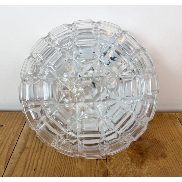 Vintage Industrial wall or ceiling lamp made in former Czechoslovakia during the 1970s-1980s. Was used in factory offices...