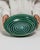 Traditional Mid 20th Century Italy Green Ceramic Serving Bowl For Sale - Image 3 of 14
