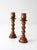 Vintage Modular Wood Candlestick Holders Pair For Sale - Image 9 of 18