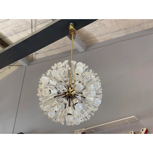 Mid-Century Sputnik Snowball Chandelier by Emil Stejnar for Rupert Nikoll, 1950s For Sale - Image 16 of 16