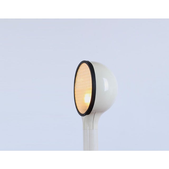 Black White Drive Table Lamp by Adalberto Dal Lago for Bieffeplast, 1970s For Sale - Image 8 of 11