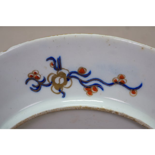 Antique Early 19th Century Coalport Thumb & Finger Imari Plate 9.5" For Sale - Image 6 of 13