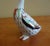 Mid-Century Modern Vintage MCM Hollohaza Hungary Fishnet Hand Painted Porcelain Goose Figurine For Sale - Image 3 of 6