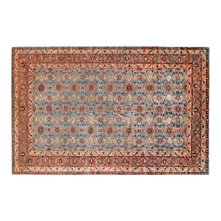 Antique Northwest Persian Oriental Rug, in Room Size, W/ Repeating Design For Sale