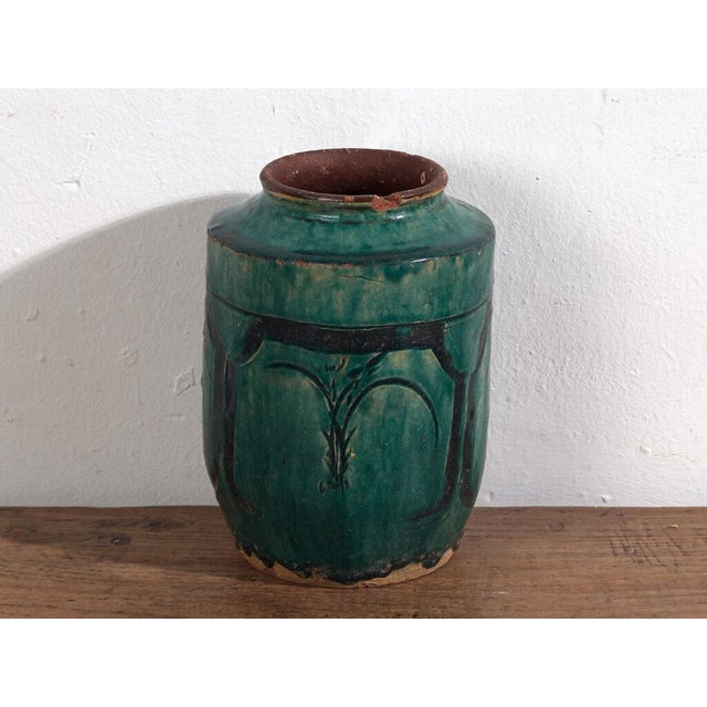 Antique Chinese Stoneware Vase For Sale - Image 5 of 7