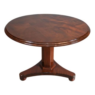 Antique Regency Centre Table Flame in Mahogany, 1840 For Sale