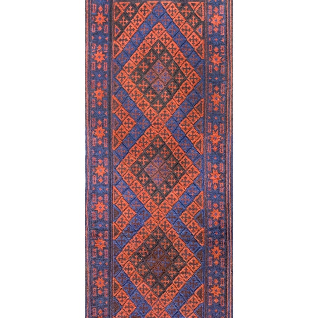 Vintage Afghani Baluch Runner For Sale - Image 4 of 15