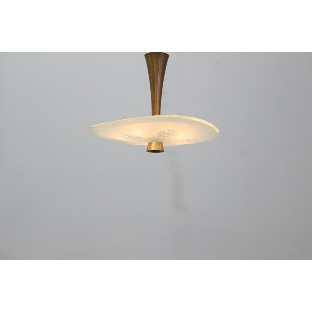 Model 1748 Glass Pendant Light by Max Ingrand for Fontana Arte, 1954 For Sale - Image 6 of 15