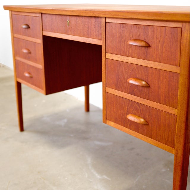 Danish Teak Writing Desk For Sale - Image 11 of 11