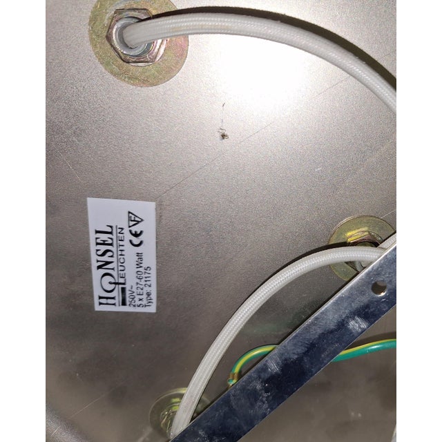 Metal Flat Vintage German Ceiling Lamp with Metal Housing from Honsel, 2000s For Sale - Image 7 of 8