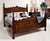 A masterpiece of Italian craftsmanship. Measuring 86" W x 89" D x 67" H, this bed is crafted from solid walnut, ensuring...