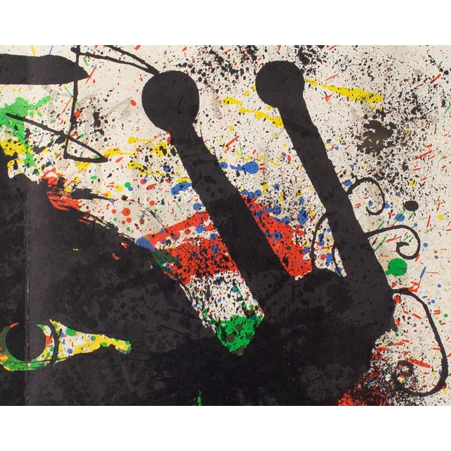 Joan Miró 1973 Lithograph From “Derriere Le Miroir,” No. 203 by Joan Miró For Sale - Image 4 of 8