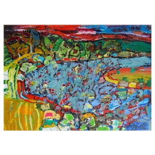 Valdis Bush, After Sunset, 2002, Oil on Canvas and Cardboard For Sale