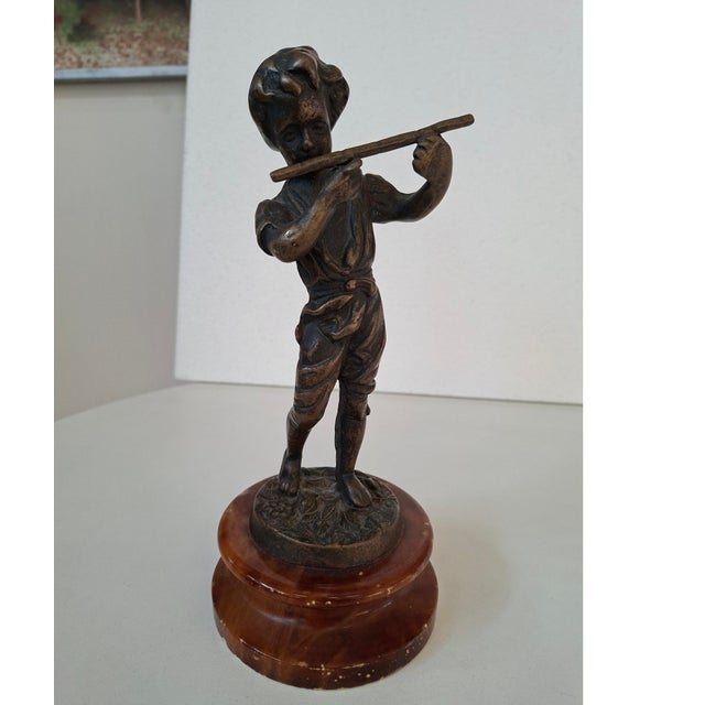 The Young Pied Piper, 1900, Bronze For Sale - Image 10 of 10