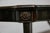 Mid-Century Modern English Midcentury Period Dark Lacquered Side Tables with Neoclassical Accents For Sale - Image 3 of 12