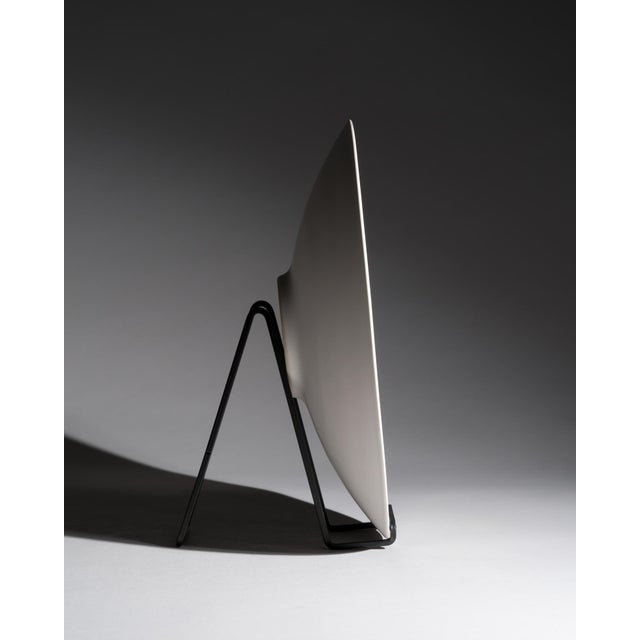 Postmodern Large Alta Mira Porcelain Wall Plate by Gilbert Portanier for Rosenthal, 1970s For Sale - Image 3 of 13