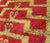 Vintage Mid-Century Tulu Vintage Rug With Tribal Pattern in Red and Green Gold For Sale - Image 4 of 13