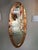 Cristal Arte Large Full-Length Mirror Console Pink Glass and Brass by Cristal Art Italy, 1960s For Sale - Image 4 of 12
