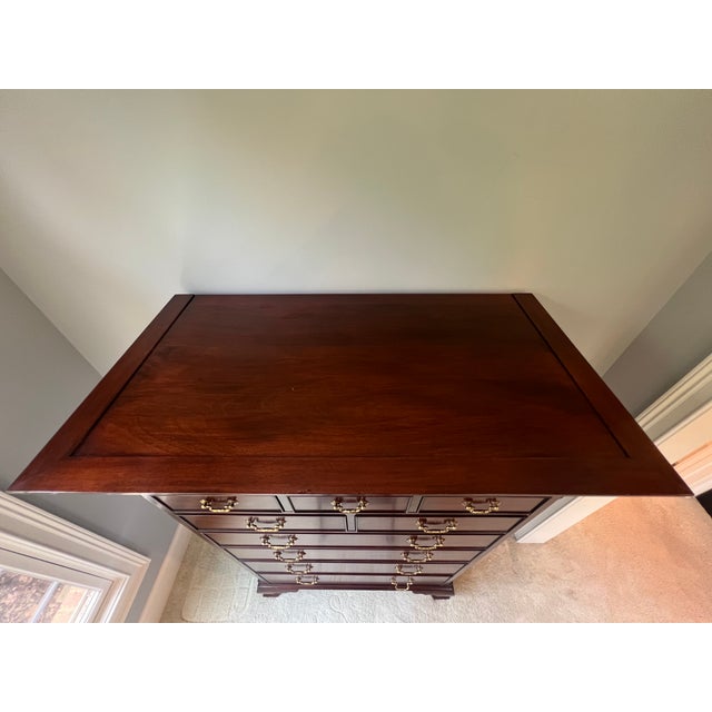 American Henkel Harris 175 New Market Chest in #29 Classic Henkel Mahogany For Sale - Image 3 of 5