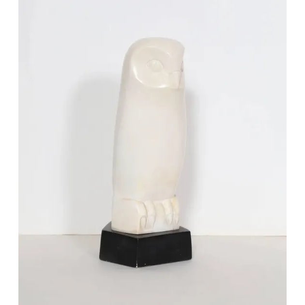 Rare 1960s Cleo Hartwig Plaster Owl Sculpture - Sculptors Guild Monogram For Sale In Palm Springs - Image 6 of 8
