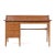 John Van Koert for Drexel Profile Mid Century Leather Top Walnut Desk This desk measures: 54 wide x 33 deep x 35.5 high,...