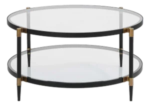 Chadid Round Glass Coffee Table