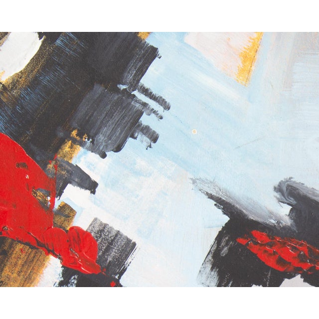 Abstract Oil on Board Painting by George Coggeshall For Sale In Indianapolis - Image 6 of 9