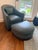 BRAND NEW Vanguard Syms Leather Swivel Chair and Ottoman You could spend the whole summer in this chair! Incredibly...