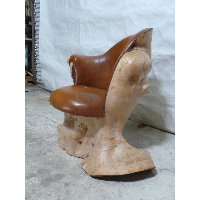 Burl Chair For Sale - Image 10 of 10