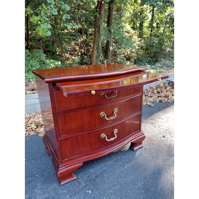 Late 20th Century Late 20th Century Baker Furniture Company Bachelors Chest Nightstand For Sale - Image 5 of 9