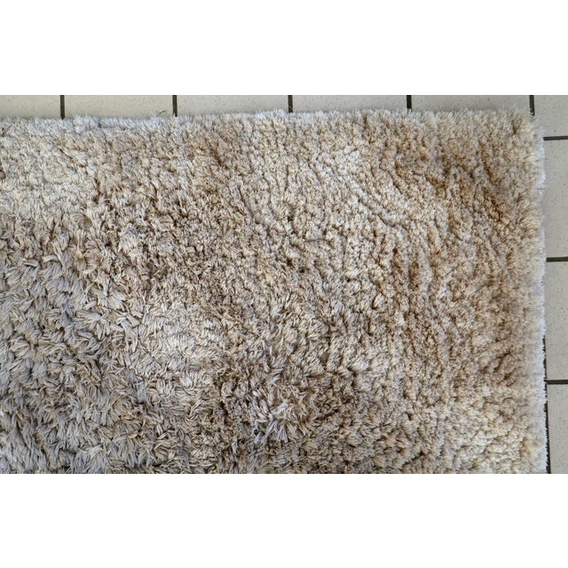 1960s, Vintage Scandinavian Shag Rug, Flokati Style, 6 X 6 For Sale - Image 9 of 13