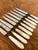 Antique Mother of Pearl Knives, set of 9