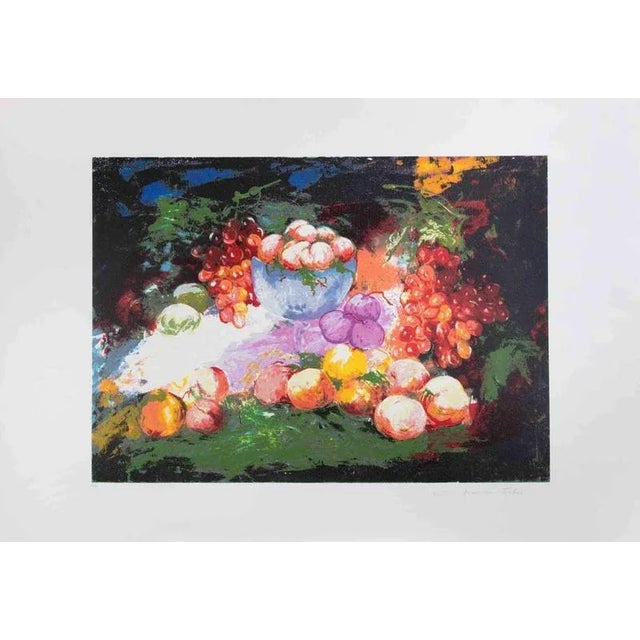 Gianni Testa, Still Life, Screen Print, 1986 For Sale - Image 4 of 4