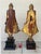 Pair of 18th Century Tall Burmese Mandalay Standing Buddhas – Polychrome Gilded For Sale - Image 11 of 12