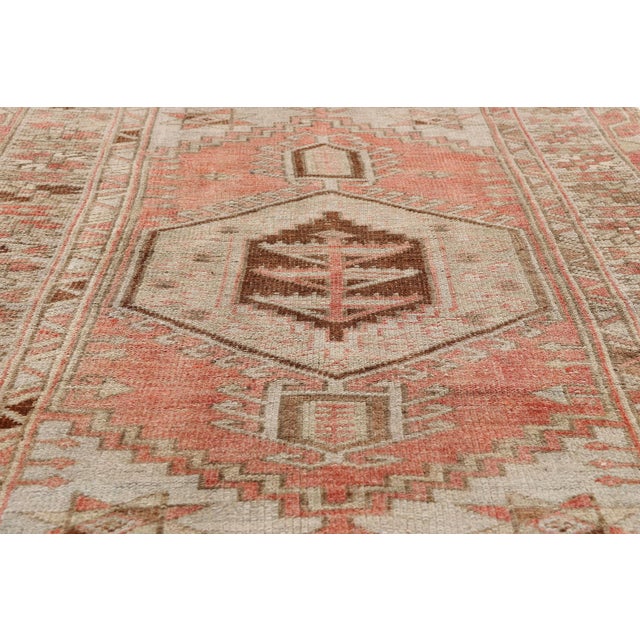 Mid 20th Century Vintage Turkish Oushak Rug, 03'05 X 05'00 For Sale - Image 5 of 11
