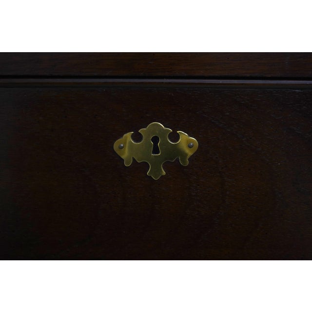 Drexel Heritage 18th Century Mahogany Double Dresser W. 2 Mirrors For Sale - Image 10 of 18