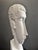 White Stylized Modigliani Inspired Abstract Head Bust Sculpture in Fiberglass For Sale - Image 8 of 9