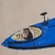 Cartoon Jet Airplane Illustration, 1964, Gouache, in Worn conditions. Designed 1960 to 1969