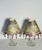 1970s McKenzie and Childs Original Handpainted Kamp Shades Pair in Box For Sale - Image 4 of 9
