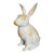 Italian Ceramic Bunny Rabbit Cookie Jar For Sale