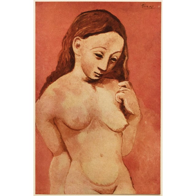1948 After Pablo Picasso "Woman With Long Hair", First Edition Period Offset Lithograph For Sale - Image 10 of 10