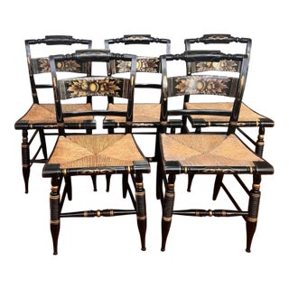 1960s Hitchcock Dining Chairs - Set of 5 For Sale
