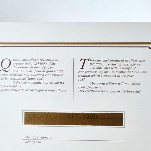 Refined Silver Bas-Relief by Aligi Sassu For Sale - Image 10 of 13