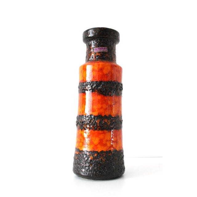 Ceramic Fat Lava Model 205 32 Vase from Scheurich Keramik, 1960s For Sale - Image 7 of 7