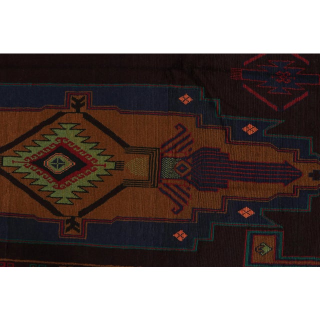 2010s Rug & Kilim’s Baluch Tribal Rug With Colorful Geometric Patterns For Sale - Image 5 of 7